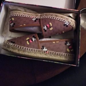 Gucci mickey mouse loafers